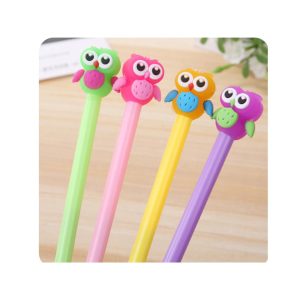 Caneta Coruja 2 cores