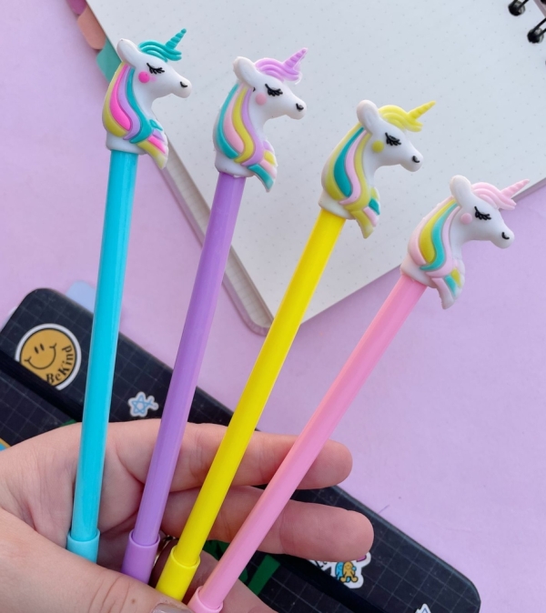 Caneta diversas (Unicórneo, sorvete, flamingo, patrulha , canina)