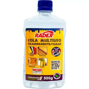 Cola Escolar Transparente 500 g - Radex