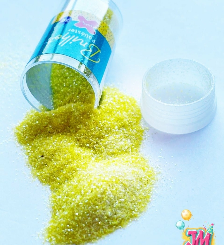 GLITER POTE 3G AMARELO NEON