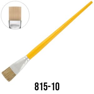 Pincel artesanal Chato 815 N.10 Amarelo - Pinceis Tigre