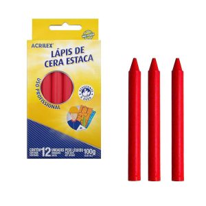 Lápis Estaca (Vermelho) - Acrilex