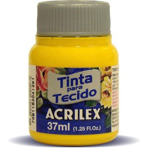 Tinta para Tecido Fosca 37 ml (Amarelo Ouro) - Acrilex