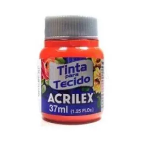 Tinta para Tecido Fosca 37 ml (Laranja) - Acrilex