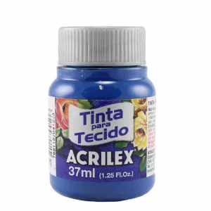 Tinta para Tecido Fosca 37 ml (Azul Turquesa) - Acrilex