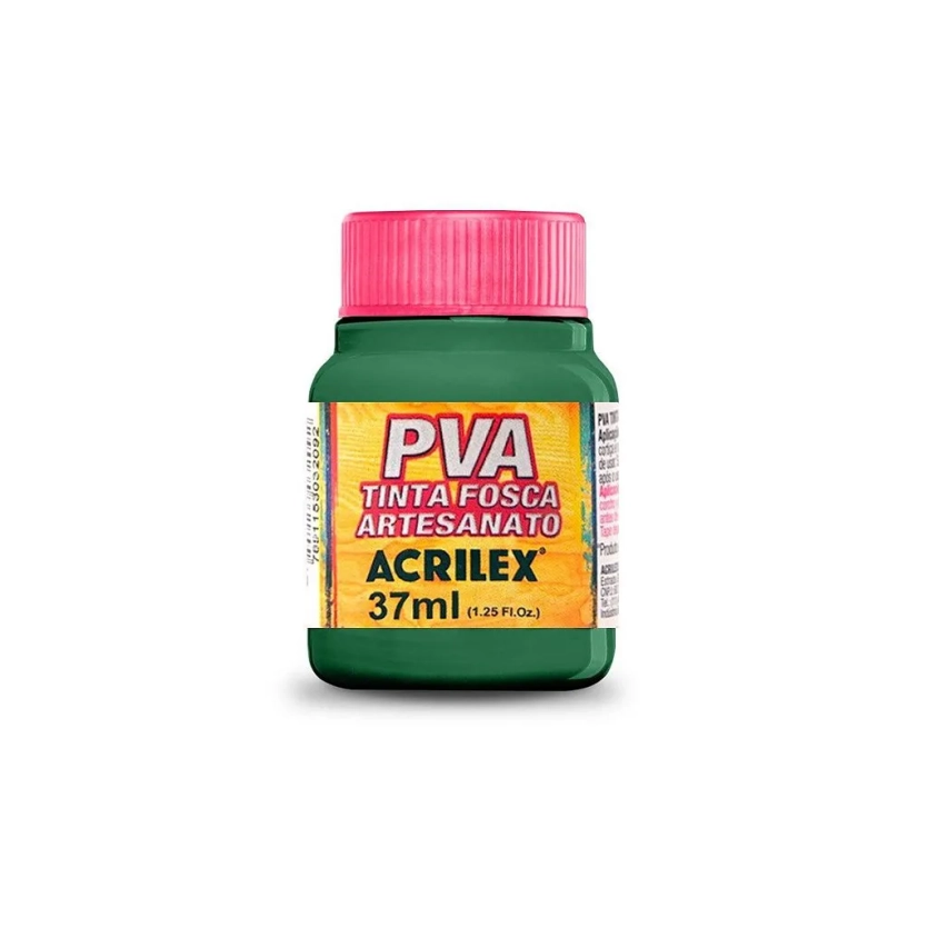Tinta PVA 37 ml Verde Musgo - Acrilex