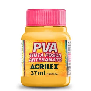 Tinta PVA 37 ml Amarelo Ouro - Acrilex