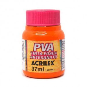 Tinta PVA 37 ml Laranja - Acrilex
