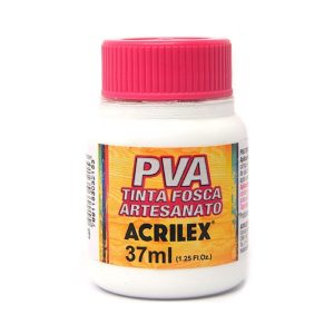 Tinta PVA 37 ml Branca - Acrilex