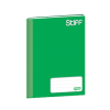 Caderno brochura 1/4 (capa dura) Stiff 48 Folhas Verde - Jandaia