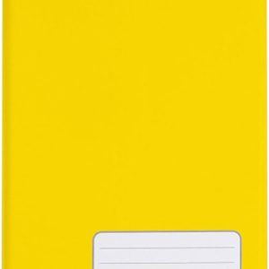 Caderno brochura 1/4 (capa dura) Stiff 96 Folhas Amarelo - Jandaia