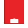 Caderno brochurao (capa dura) Stiff 96 Folhas VERMELHO - Jandaia