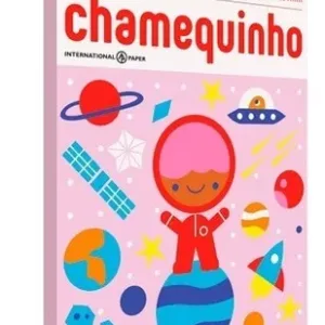 Papel Sulfite A4 Colorido Chamequinho 75 g Rosa - Chamex