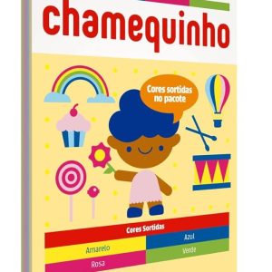 Papel Sulfite A4 Colorido Chamequinho 75 g Amarelo - Chamex