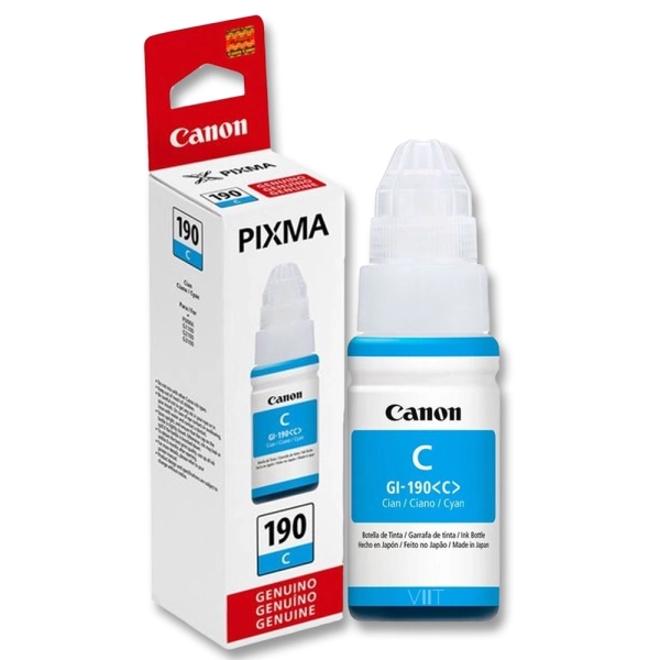 REFIL DE TINTA CANON GI-190 C CIANO