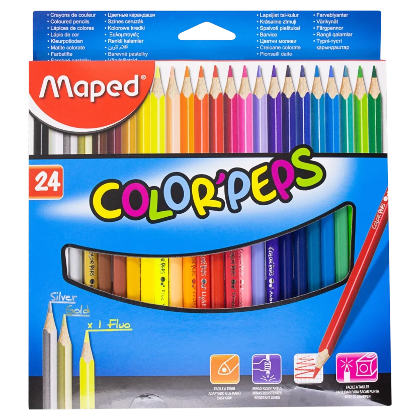 LAPIS COR MAPED 24 CORES STAR