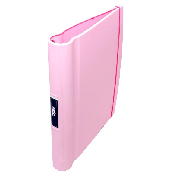 Pasta Fichário Injetado com 04 Argolas - Dello - ROSA