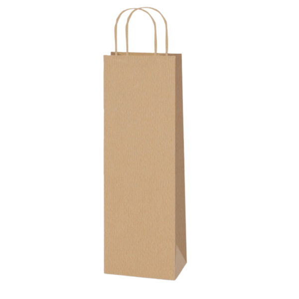 Sacolas de Papel Kraft PARA VINHO - Image 2