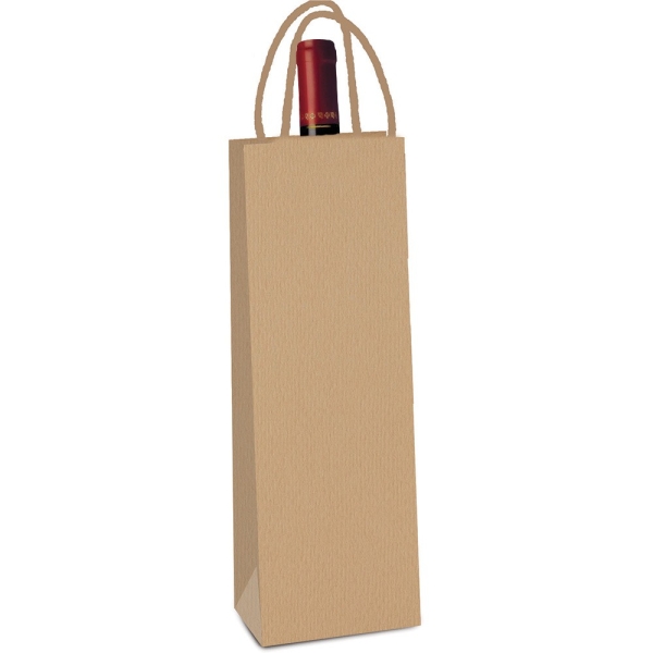 Sacolas de Papel Kraft PARA VINHO - Image 3