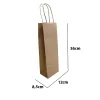 Sacolas de Papel Kraft PARA VINHO