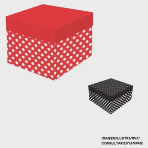 Caixa Uriarte Acoplada Decorada - FLORAL P