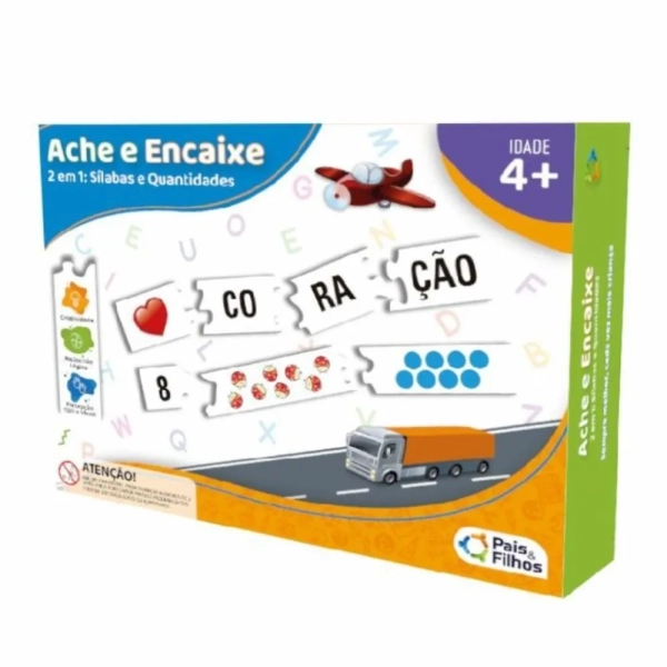 Jogo diverso Ache e Encaixe 2em1 - Pais E Filhos - Image 2
