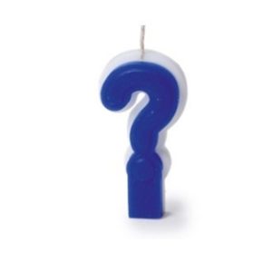 VELA AZUL PONTO DE INTERROGAÇÃO