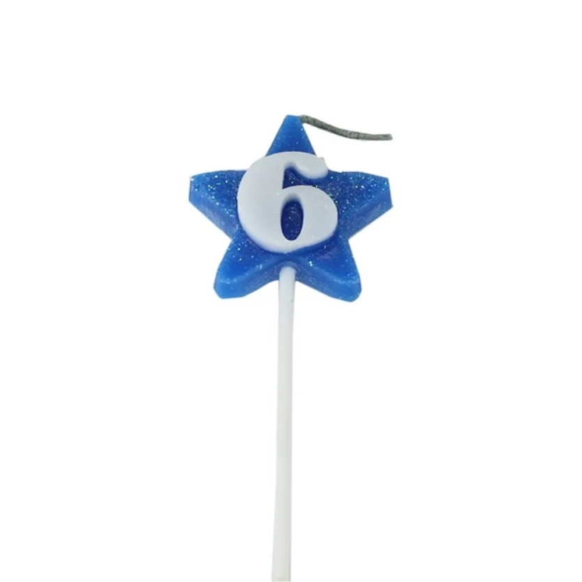 VELA ESTRELA AZUL- NUMERO 6