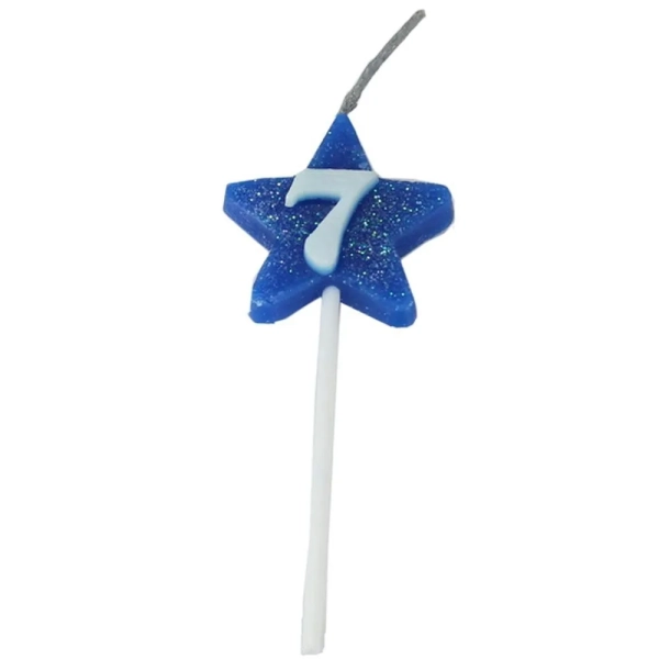 VELA ESTRELA AZUL- NUMERO 7