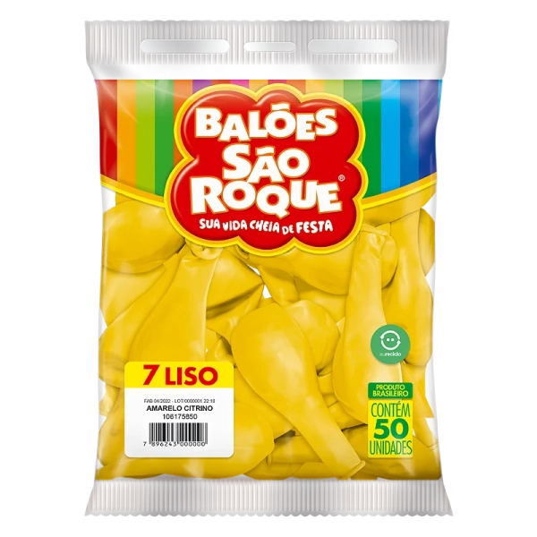 BALÃO SÃO ROQUE N°7 - AMARELO