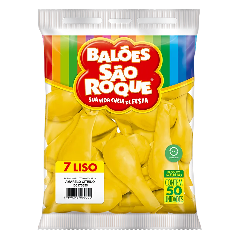 BALÃO SÃO ROQUE N°7 - AMARELO