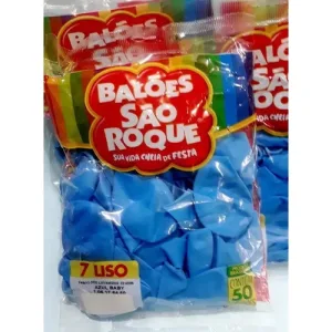 BALÃO SÃO ROQUE N°7 - AZUL BABY