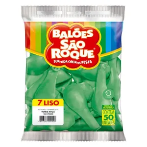 BALÃO SÃO ROQUE N°7 -VERDE MAÇA