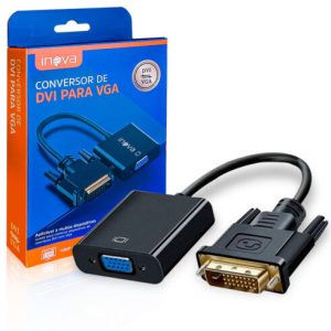 Cabo Conversor DVI-D 24+1 para VGA INOVA -