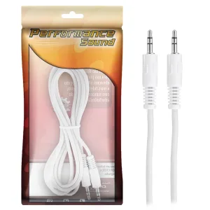 Cabo de audio P2xp2 Estereo 1,8mts Branco - Santana Centro