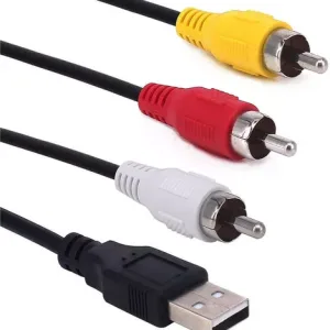 CABO 1 USB X 3RCA