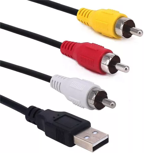 CABO 1 USB X 3RCA