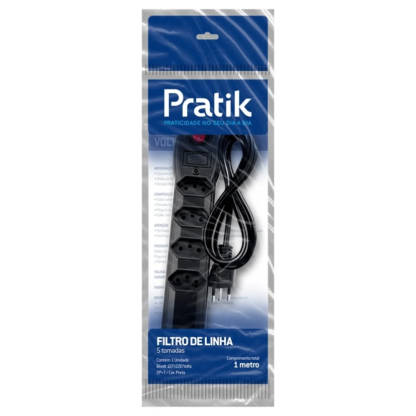 FILTRO DE LINHA  6T PRATIK 1M PTO