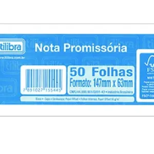 Impresso (talao) Nota Promissoria 50fls. - Tilibra