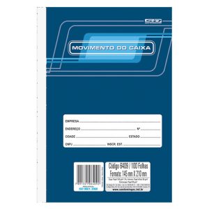 Talão Movimento de Caixa Capa Flexível 100 Fls 145x215 Unitário - São Domingos - 6409