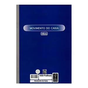 Livro Movimento Caixa Oficio 100 Folhas - Tilibra