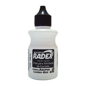 Tinta Para Carimbo Radex 40ml PRETA