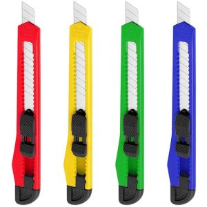 ESTILETE ESTREITO PLASTICO 18MM CORES SORT.  - LEONORA