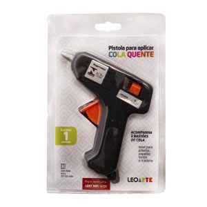 PISTOLA DE COLA QUENTE 10W BIVOLT PEQUENA UNIDADE 4368 - LEONORA