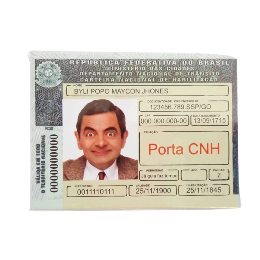Porta-documento CNH ACRILICO c/Aba Cristal 6,5x9cm. - Acp