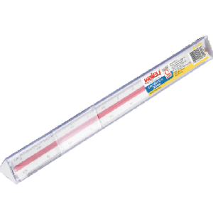 Escalimetro Triangular 30cm. - Waleu