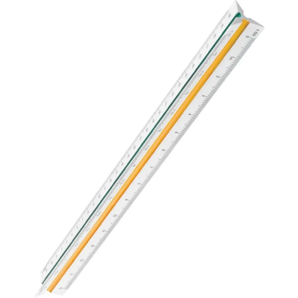 Escalimetro Triangular 30cm. - Waleu - Image 2
