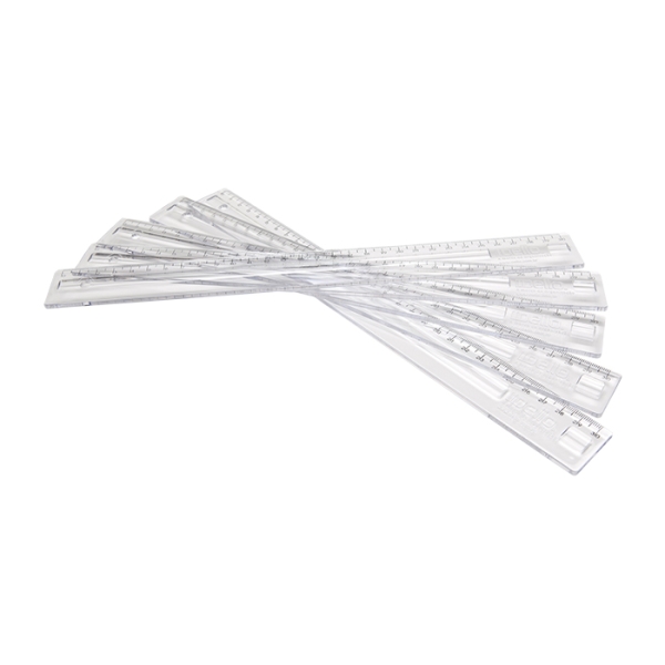 REGUA DE POLIESTIRENO CRISTAL 30CM - DELLO - Image 2