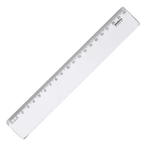 REGUA DE POLIESTIRENO NEW LINE CRISTAL 20CM. - WALEU