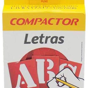 Letra Vazada Letras e Algarismos 75 mm - Compactor